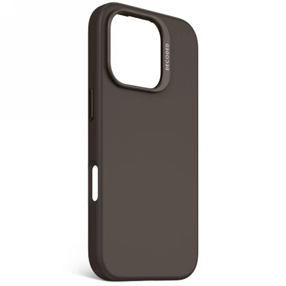 Decoded AntiMicrobial Silicone Backcover with MagSafe for iPhone 16 Pro - Dark Brown_1