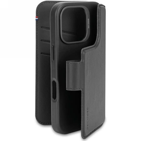 Decoded Leather Detachable Wallet MagSafe Case with Wallet for iPhone 16 Pro - Black_2