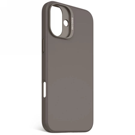 Decoded AntiMicrobial Silicone Backcover MagSafe for iPhone 16 Plus - Brown_1