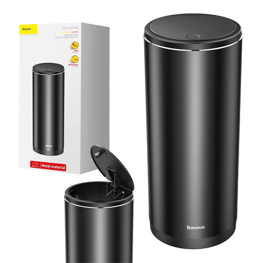 Baseus Gentleman Style Vehicle-mounted Trash Can Black_0