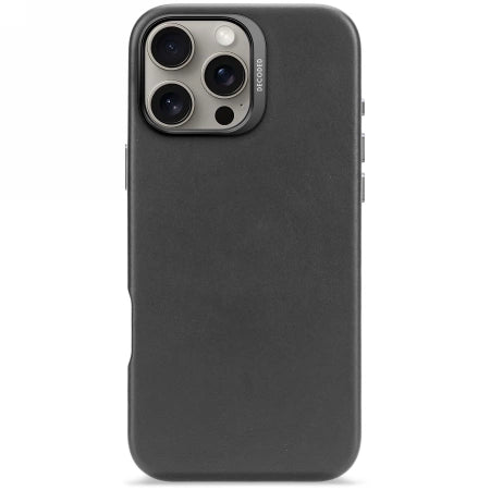 Decoded Leather Backcover case with MagSafe for iPhone 16 Pro Max - black_0