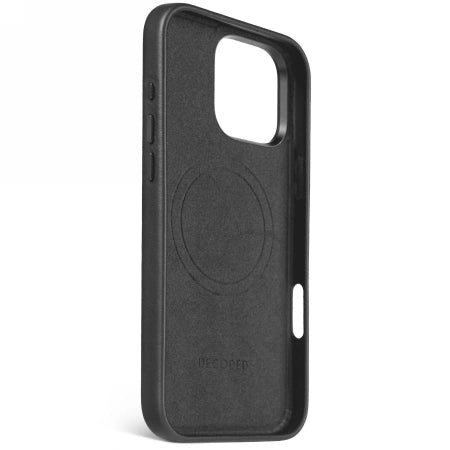 Decoded Leather Backcover case with MagSafe for iPhone 16 Pro Max - black_2
