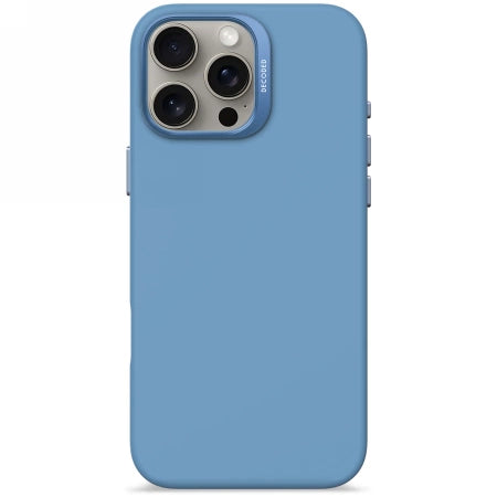 Decoded AntiMicrobial Silicone Backcover Case with MagSafe for iPhone 16 Pro Max - Blue_0