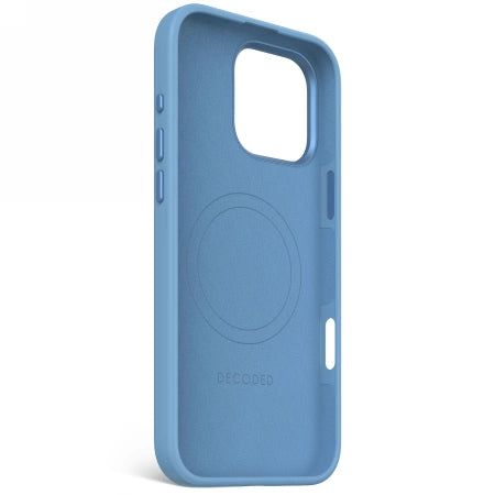 Decoded AntiMicrobial Silicone Backcover Case with MagSafe for iPhone 16 Pro Max - Blue_2