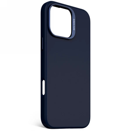 Decoded AntiMicrobial Silicone Backcover Case with MagSafe for iPhone 16 Pro Max - Navy Blue_1