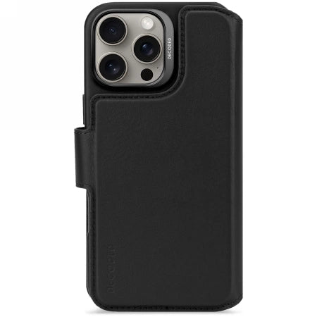 Decoded Leather Detachable Wallet MagSafe Case with Wallet for iPhone 16 Pro Max - Black_0