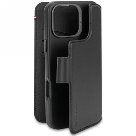 Decoded Leather Detachable Wallet MagSafe Case with Wallet for iPhone 16 Pro Max - Black_2