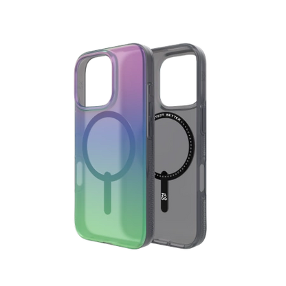 ZAGG Milan Snap Case with MagSafe for iPhone 16 Pro - Green/Purple_2