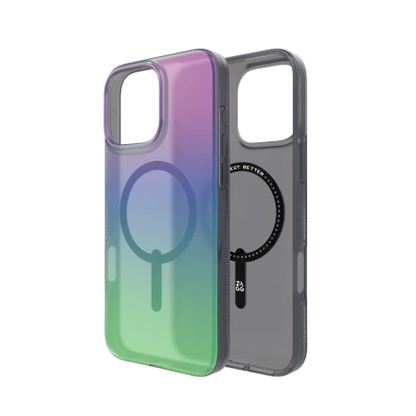ZAGG Milan Snap Case with MagSafe for iPhone 16 Pro Max - Green/Purple_2