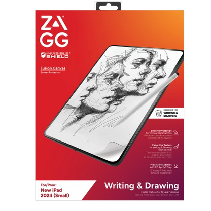 ZAGG InvisibleShield Fusion Canvas Antibacterial Protective Film Imitating Paper for iPad Pro 11&quot; 2024_0