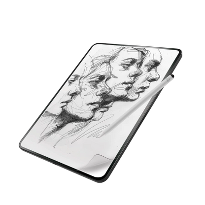 ZAGG InvisibleShield Fusion Canvas Antibacterial Protective Film Imitating Paper for iPad Pro 11&quot; 2024_1
