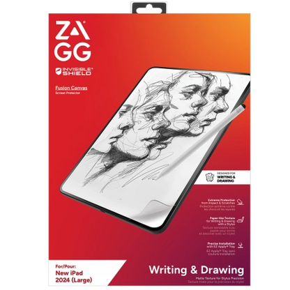 ZAGG InvisibleShield Fusion Canvas Antibacterial Protective Film Imitating Paper for iPad Air 13&quot; 2024_0