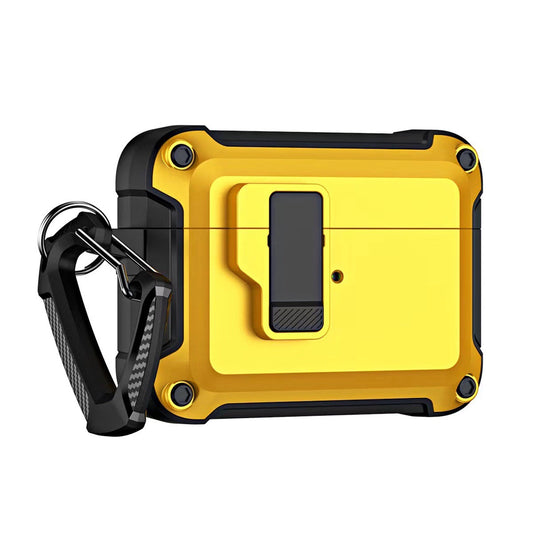 Airpods 4 Pro Armor Case with Carabiner - Yellow_0