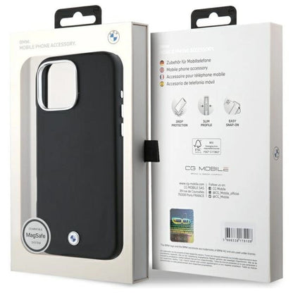 BMW Sign Full Wrapped Metal MagSafe Case for iPhone 16 Pro Max - Black_7