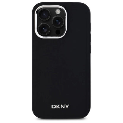 DKNY Plain Logo MagSafe iPhone 14 Pro Case - Black_2
