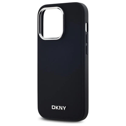 DKNY Plain Logo MagSafe iPhone 14 Pro Case - Black_5
