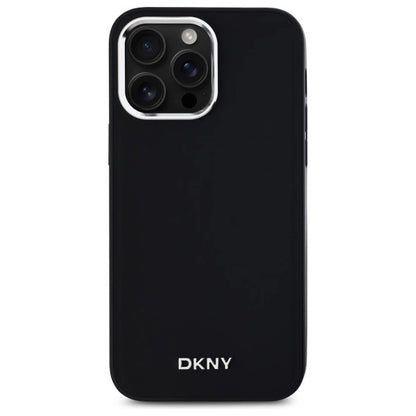 DKNY Plain Logo MagSafe iPhone 14 Pro Max Case - Black_2