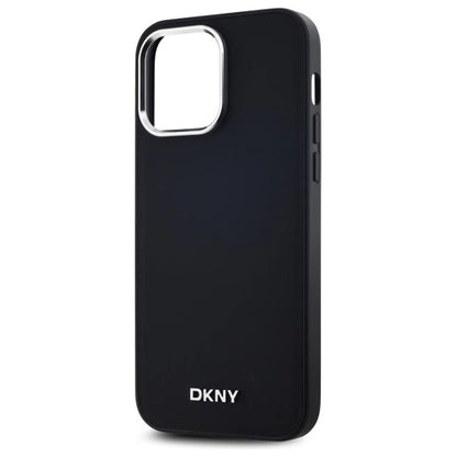 DKNY Plain Logo MagSafe iPhone 14 Pro Max Case - Black_5