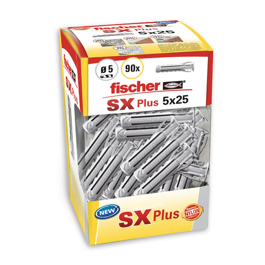 Bucha sx plus Ã¸5x25mm diy 90 unid. 568711 fischer_0