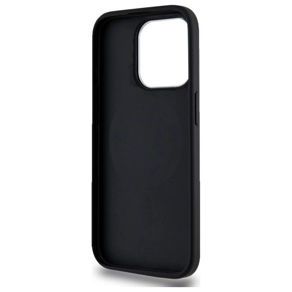 DKNY Plain Logo MagSafe iPhone 15 Pro Max Case - Black_6