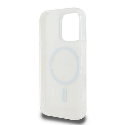 DKNY Repeat Texture Pattern With Stripe iPhone 16 Pro Max Case - Pink_6