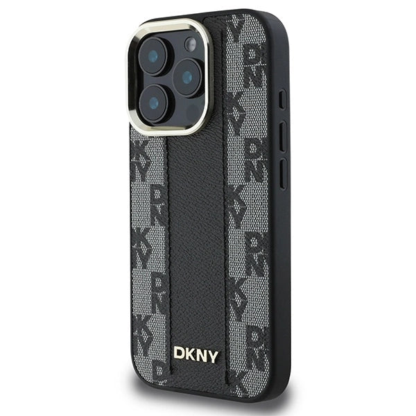 DKNY Checkered Pattern Magsafe iPhone 16 Pro Max Case - Black_1