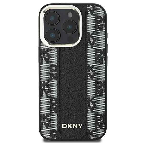 DKNY Checkered Pattern Magsafe iPhone 16 Pro Max Case - Black_2