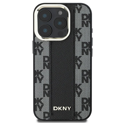 DKNY Checkered Pattern Magsafe iPhone 16 Pro Max Case - Black_2