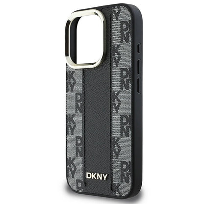 DKNY Checkered Pattern Magsafe iPhone 16 Pro Max Case - Black_5