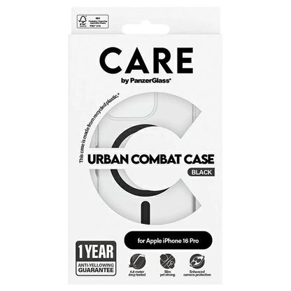 CARE by PanzerGlass Flagship Case iPhone 16 Pro 6.3"" czarny/black MagSafe 1346_3