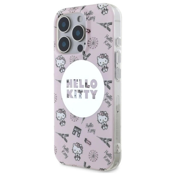 Hello Kitty IML All Over Paris Magsafe iPhone 16 Pro Case - Pink_1