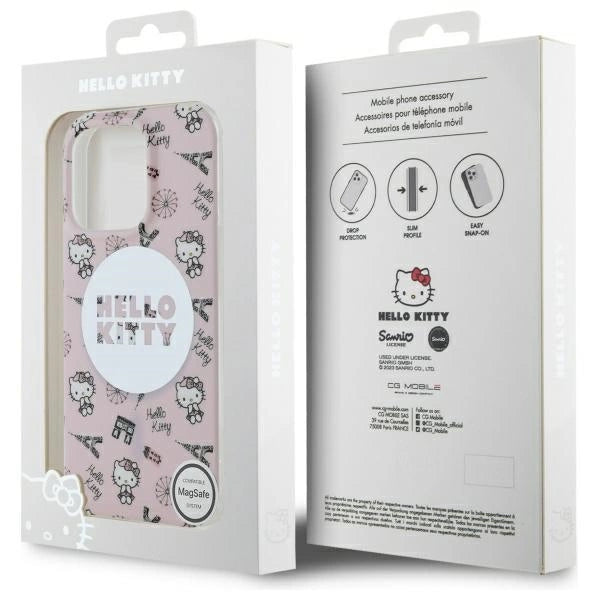 Hello Kitty IML All Over Paris Magsafe iPhone 16 Pro Case - Pink_7