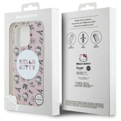 Hello Kitty IML All Over Paris Magsafe iPhone 16 Pro Case - Pink_7
