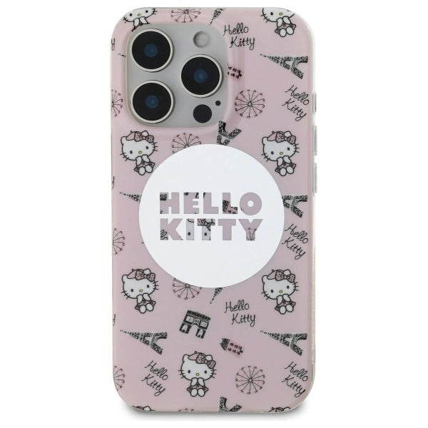 Hello Kitty IML All Over Paris Magsafe Case for iPhone 16 Pro Max - Pink_2