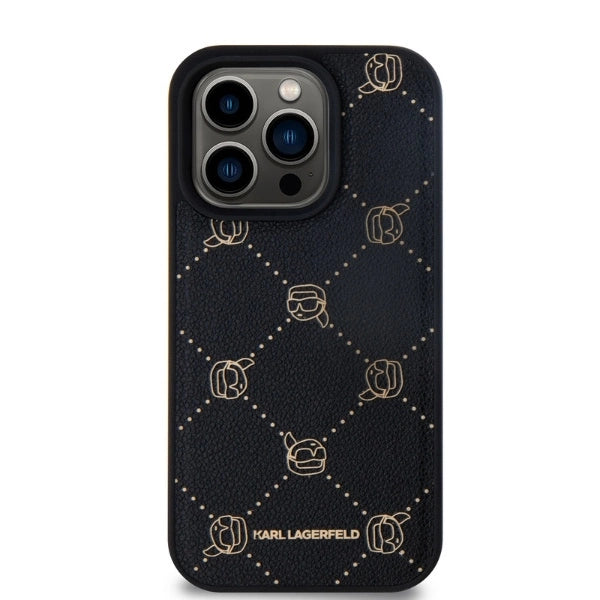Karl Lagerfeld Magsafe Karl Head iPhone 15 Pro Case - Black_1