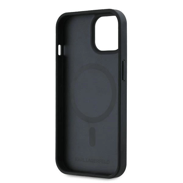 Karl Lagerfeld Karl Head MagSafe Case for iPhone 15 Plus - Black_6