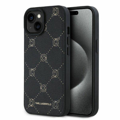 Karl Lagerfeld Magsafe Karl Head iPhone 15 Case - Black_0