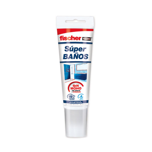 Silicone super wc transparente 100ml 563517 fischer_0