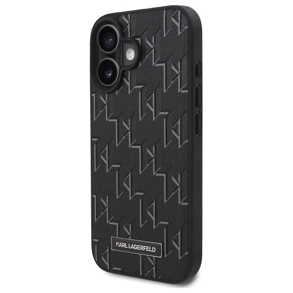 Karl Lagerfeld Hot Stamp Magsafe iPhone 16 Case - Black_1