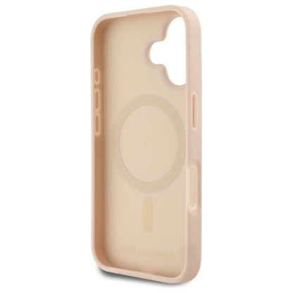Karl Lagerfeld Hot Stamp Magsafe iPhone 16 Case - Pink_6