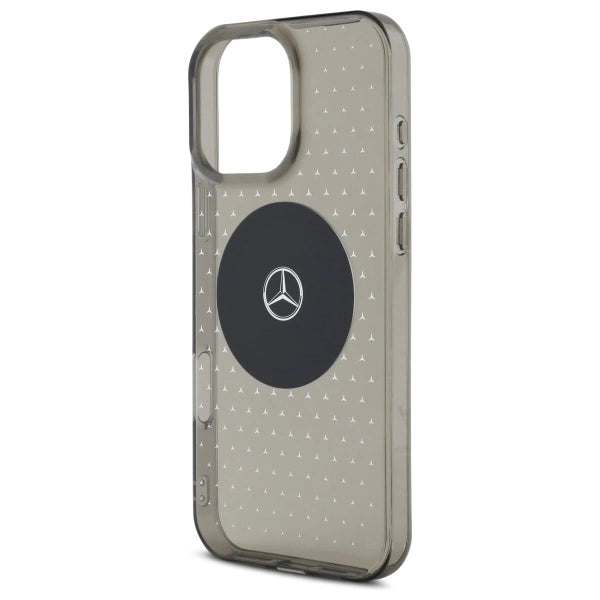 Mercedes MB Case Star Pattern for iPhone 16 Pro - Black_5