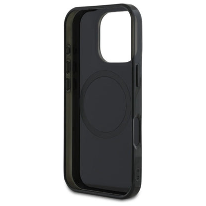 Mercedes MB Double Layer Crossed Lines MagSafe iPhone 16 Pro Case - Black_6