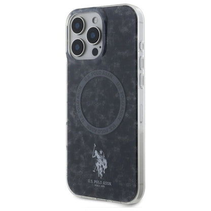 US Polo IML Ring MagSafe iPhone 16 Pro Case - Black_1