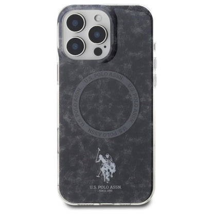 US Polo IML Ring MagSafe iPhone 16 Pro Case - Black_2