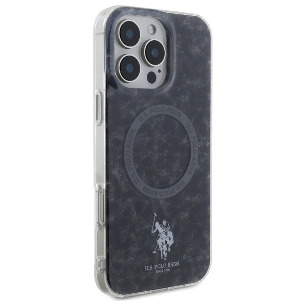 US Polo IML Ring MagSafe iPhone 16 Pro Case - Black_3