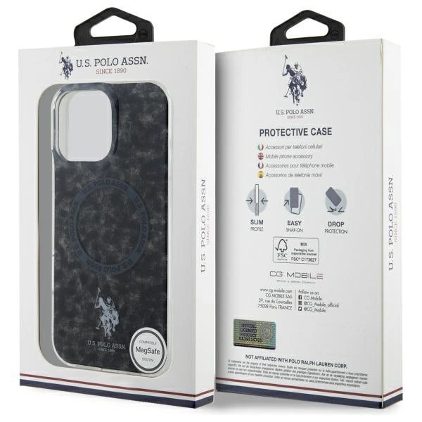 US Polo IML Ring MagSafe iPhone 16 Pro Case - Black_7