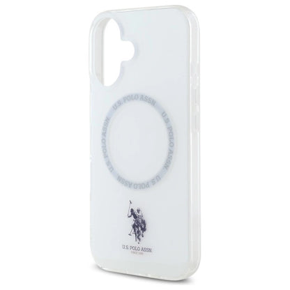 US Polo IML Ring MagSafe iPhone 16 Case - White_5