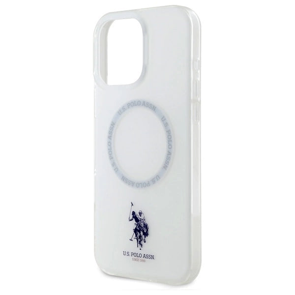 US Polo IML Ring MagSafe Case for iPhone 16 Pro Max - White_5