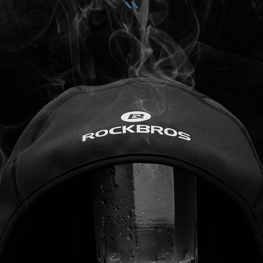 Rockbros Dala Winter Cycling Helmet Cap with Glasses Holes - Grey_9