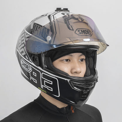 Rockbros Dala Winter Cycling Helmet Cap with Glasses Holes - Grey_6